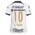 Nike Pumas UNAM Eduardo Salvio Home Jersey w/ Liga MX Patch 23/24 (White/Obsidian)