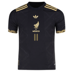 adidas Youth Mexico Authentic Santiago Jimenez Third Gold Jersey 2025 (Black/Gold)