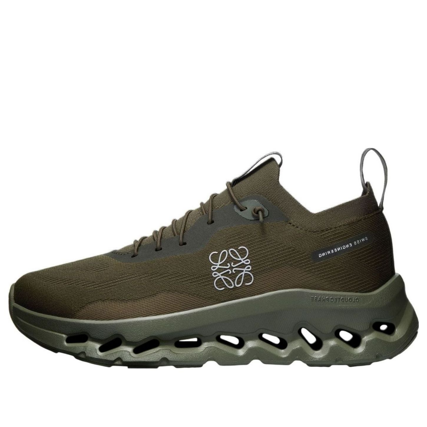 On Running x LOEWE Cloudtilt Khaki Green