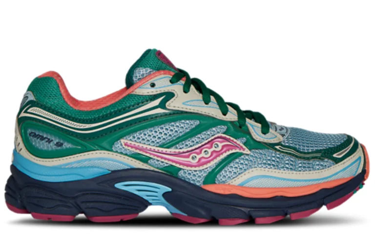 Saucony ProGrid Omni 9 Spruce Sterling Orange