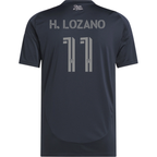 adidas Hirving Lozano San Diego FC Home Jersey w/ MLS + Apple TV Patches 25/26 (Night Navy)