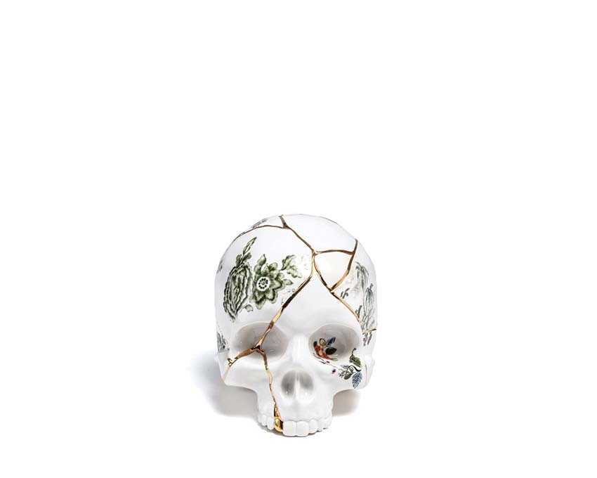 Seletti Skull Kintsugi