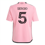 adidas Youth Inter Miami Sergio Busquets Home Jersey 24/25 (Easy Pink)