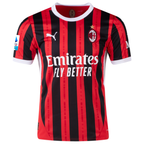 Puma AC Milan Luka Jović Home Jersey w/ Serie A Patch 24/25 (Puma Red/Puma Black)