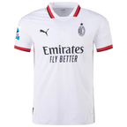 Puma AC Milan Authentic Luka Jović Away Jersey w/ Series A Patch 24/25 (Puma White)
