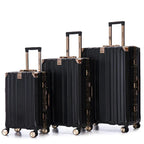Set de 3 valises rigides cabine moyenne grande pour voyage Maroc