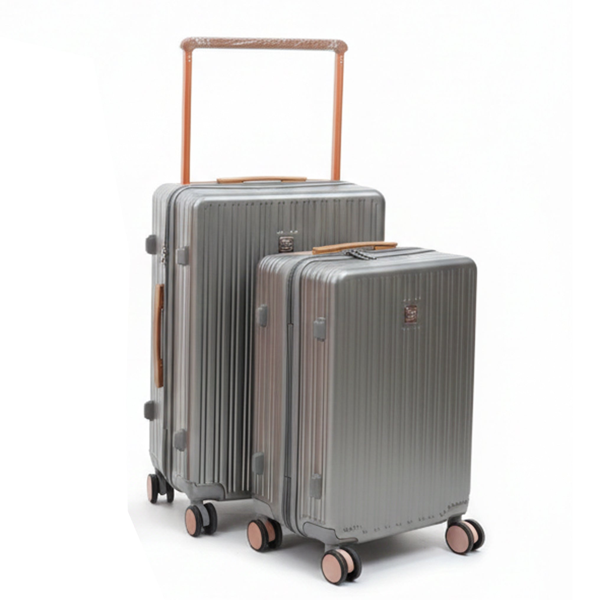 Set de valises haut de gamme rigides avec roulettes 360°, tailles cabine et soute