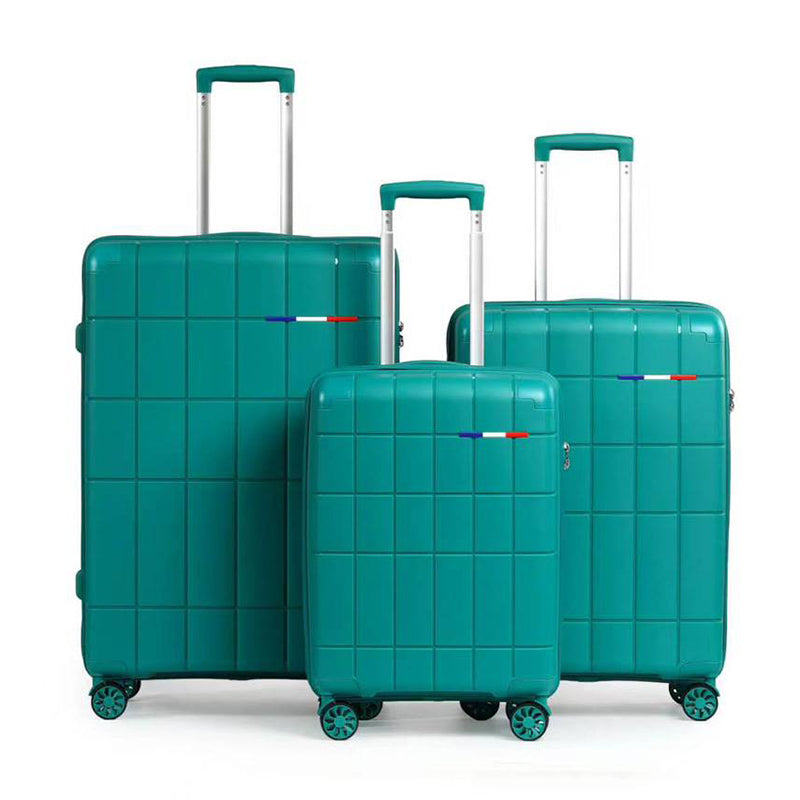 Set valises rigides vue de côté