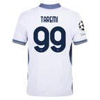 Nike Inter Milan Authentic Mehdi Taremi Away Jersey w/ Champions League + Scudetto Patch 24/25 (White/Silver)