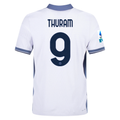 Nike Inter Milan Authentic Marcus Thuram Away Jersey w/ Serie A + Scudetto Patch 24/25 (White/Silver)