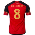 adidas Belgium Youri Tielemans Home Jersey 22/23 (Red/Black)