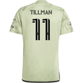 Adidas LAFC Timothy Tillman Away Jersey w/ MLS + Apple TV Patches 24/25 (Magic Lime)