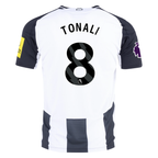 Adidas Newcastle United Authentic Sandro Tonali Home Jersey w/ EPL Patch 24/25 (Black/White)