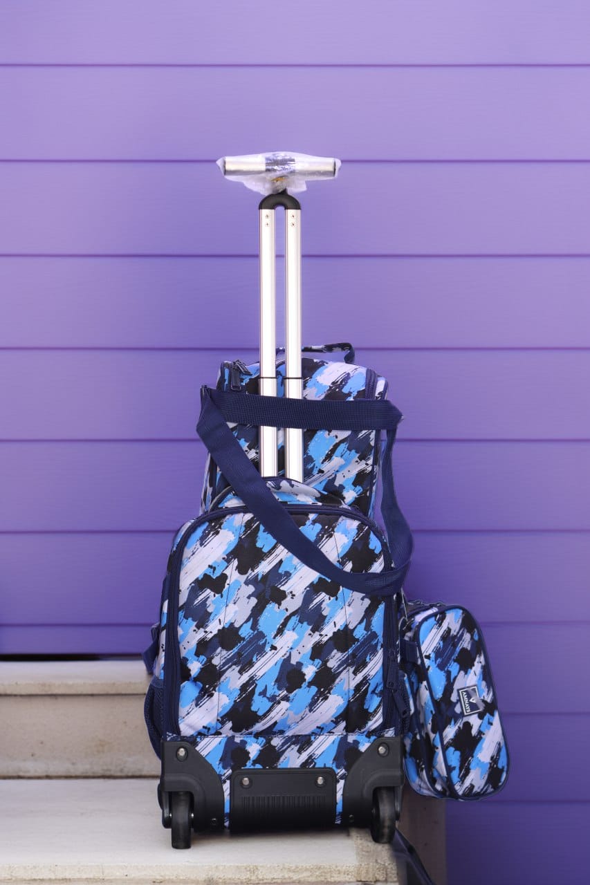 Trolley Scolaire à Roulettes – Cartable Léger & Résistant