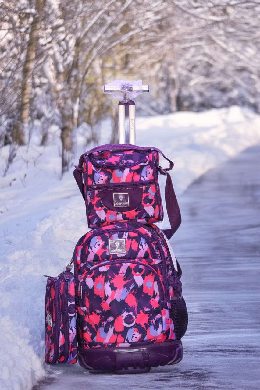 Trolley Scolaire à Roulettes – Cartable Léger & Résistant