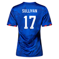 Nike Womens United States Andi Sullivan 4 Star Away Jersey 23/24 w/ 2019 World Cup Champion Patch (Hyper Royal/Loyal Blue)