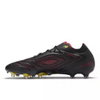 New Balance Tekela Elite Low Laced FG Firm Ground Soccer Cleats V5- Black Punch Yellow Fire Cracker