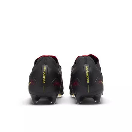 New Balance Tekela Elite Low Laced FG Firm Ground Soccer Cleats V5- Black Punch Yellow Fire Cracker