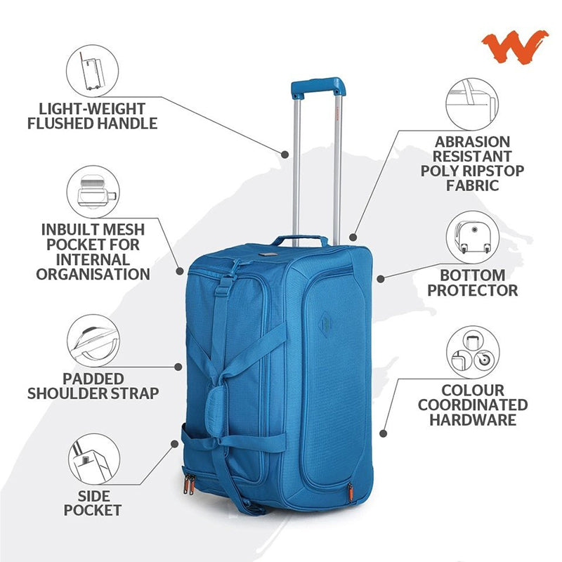 Valise souple à roulettes — Bagage cabine 52 cm ou check-in 62 cm | Léger & résistant
