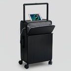  Valise cabine rigide en polycarbonate avec port USB intégré et roues pivotantes 360°