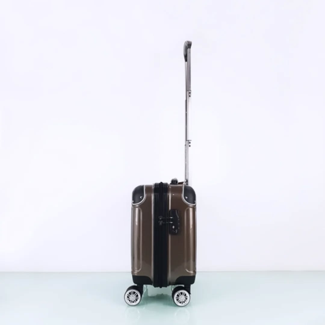 Roues doubles 360 degrés de valise cabine pour déplacement fluide et silencieux