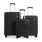Set de 3 valises rigides vue générale