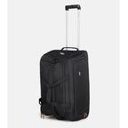Valise à roulettes souple bleue taille check-in 62 cm vue de face