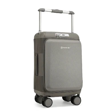 Vue avant de la valise cabine Wemgesabre avec design moderne et coque rigide