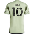 adidas LAFC Authentic Carlos Vela Away Jersey w/ MLS + Apple TV + Ford Patches 24/25 (Magic Lime)