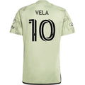 Adidas LAFC Carlos Vela Away Jersey w/ MLS + Apple TV Patches 24/25 (Magic Lime)