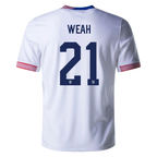 Nike United States Timothy Weah Home Jersey 24/25 (White)