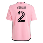 adidas Youth Inter Miami DeAndre Yedlin Home Jersey 24/25 (Easy Pink)